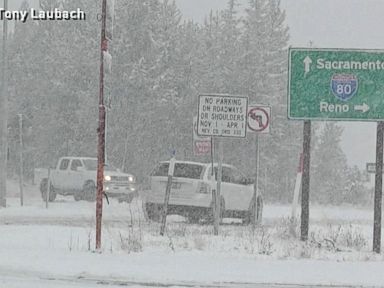 VIDEO: Storm Brings Snow, Rain and Winds to California