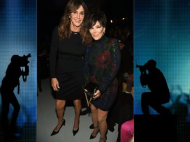 VIDEO: Kris and Caitlyn Jenner shared a hug and posed together for photos at the NYC event.