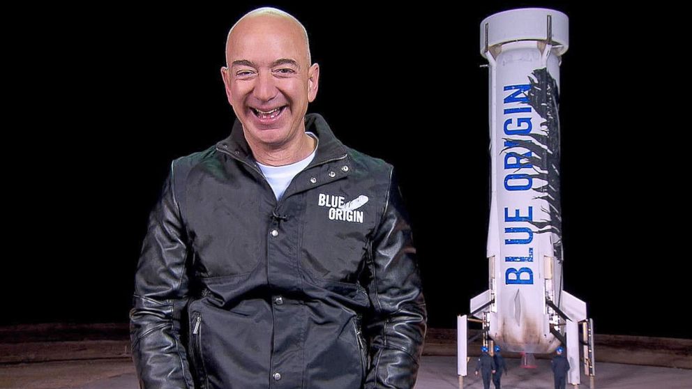 Jeff Bezos Blue Origin Rocket Landing Third Time Is Still A Charm Abc News