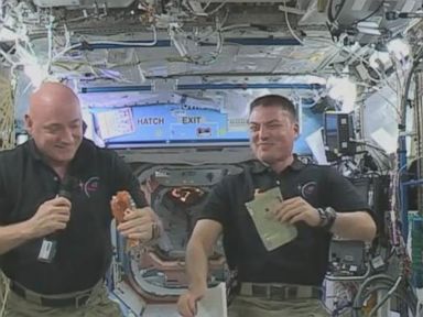 VIDEO: NASA has released a video showing how astronauts make their Thanksgiving dinner in space.