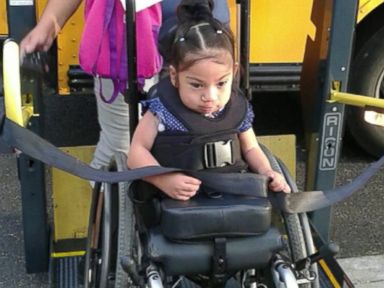 VIDEO: Milagros Perez's customized wheelchair was stolen from outside her home in Santa Ana, California.