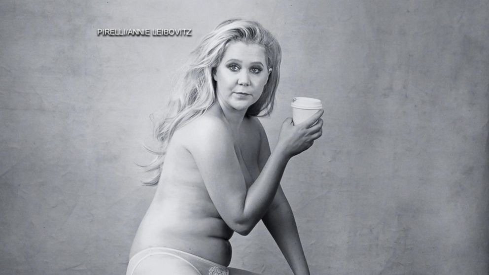 Amy Schumer Goes Semi Nude For Calendar Shoot Video Abc News