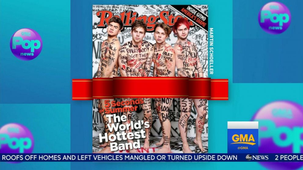 Video Seconds Of Summer Poses In Buff On Rolling Stone Cover Abc News