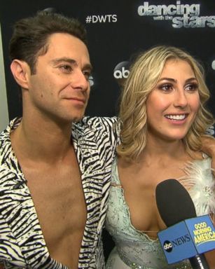 "Dancing With the Stars" pro dancer Sasha Farber proposed to girlfriend and fellow pro Emma Slater during the live broadcast.