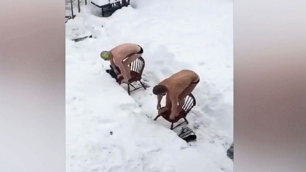 Snow Diving Goes Viral Gma