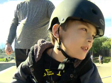 VIDEO: Atticus Edmunds, 8, didn't let being in a wheelchair slow him down.