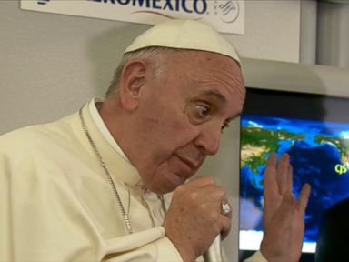 VIDEO: Pope Speaks Out Against Trump