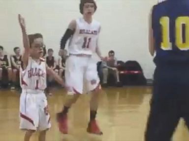 VIDEO: Tristan Willmott, 14, plays on the junior varsity basketball team.