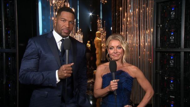 Video Oscars 2016 Kelly Ripa Michael Strahan Live From Dolby Theatre Abc News 