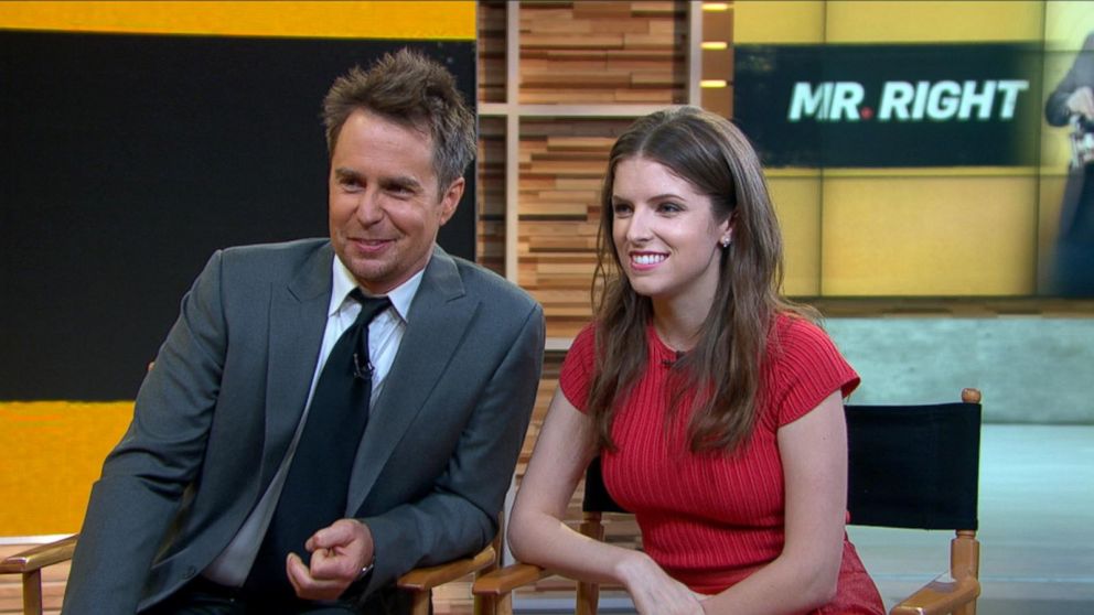 Anna Kendrick And Sam Rockwell Talk Mr Right Abc News