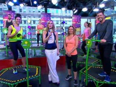 VIDEO: It's Not Just for Kids! Inside the Popular Trampoline Workout 