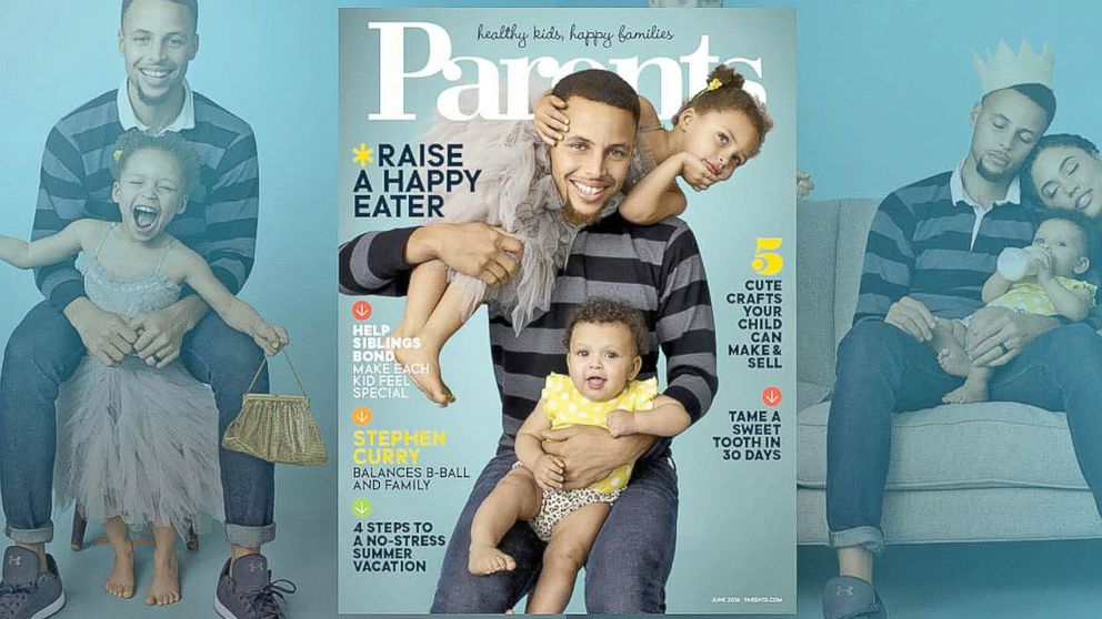 Steph Curry and adorable family featured on cover of Parents Magazine -  ABC7 San Francisco