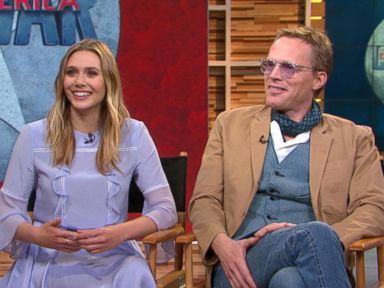 VIDEO: 'Captain America: Civil War': Elizabeth Olsen, Paul Bettany Visit 'GMA'