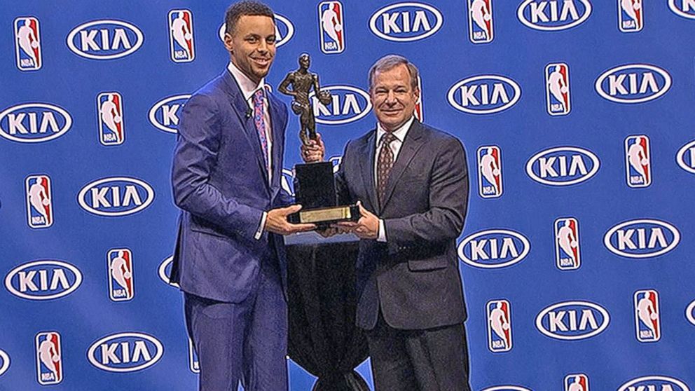 Stephen Curry is first unanimous NBA MVP, takes honor again