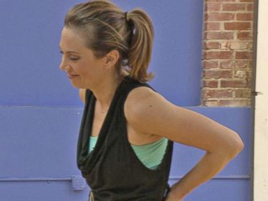 VIDEO: Ginger Zee Injures Her Pelvis During 'Dancing With the Stars' Rehearsal