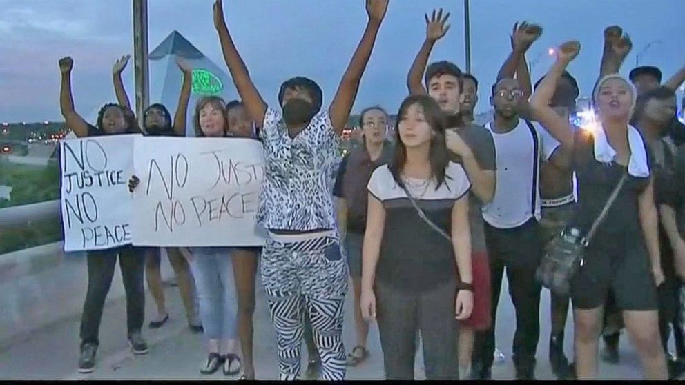 Video Protests Continue In Wake Of Police Shootings, Dallas Ambush ...