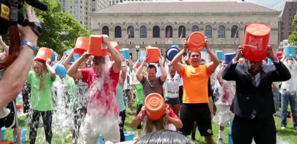 Green Monster even gets in on the act of the ALS Ice Bucket Challenge  (VIDEO)