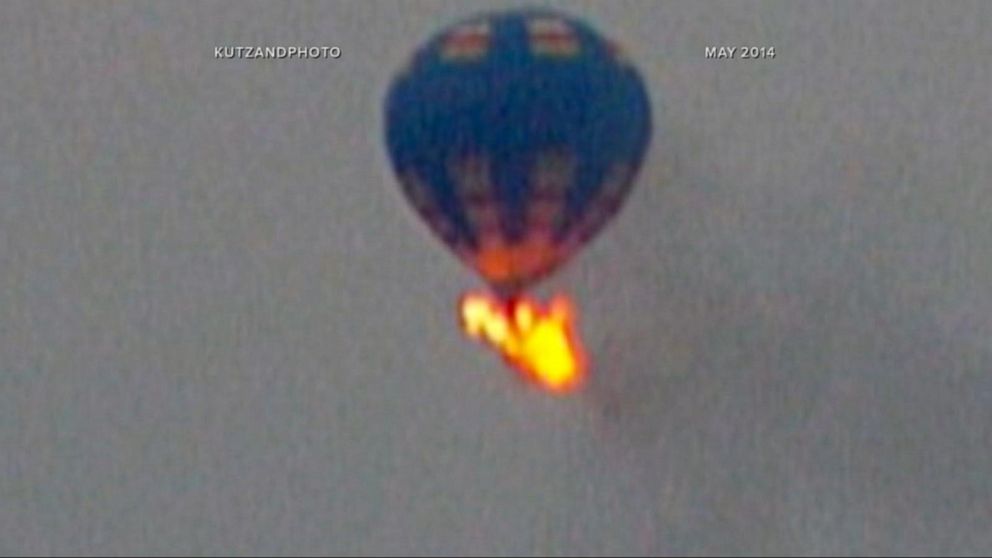 Video Witnesses Describe Hot Air Balloon Accident as 'Fireball in the