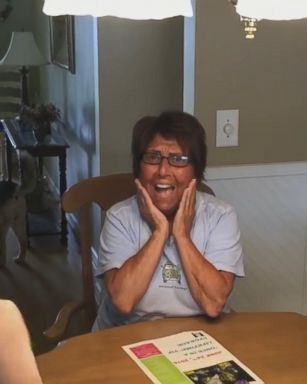 VIDEO: Betty Mate, 69, broke down in tears when her kids surprised her with a VIP ticket to meet Urban.