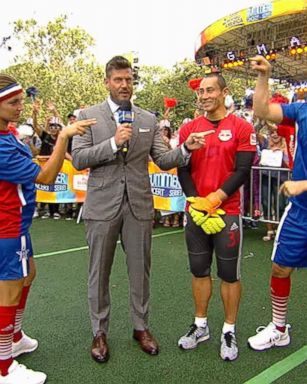 VIDEO: 'GMA' Games: Soccer Shootout in Central Park!