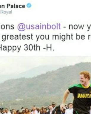 VIDEO: Prince Harry Challenges Usain Bolt on the Track