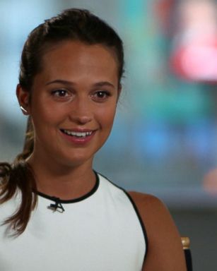 VIDEO: Alicia Vikander on New Film, Falling for Her Leading Man