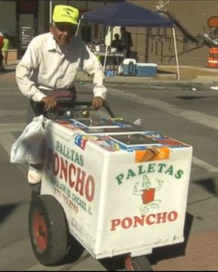 VIDEO: Chicagoans launched a fundraiser for Fidencio Sanchez, who's been pushing his ice cream cart for 23 years.