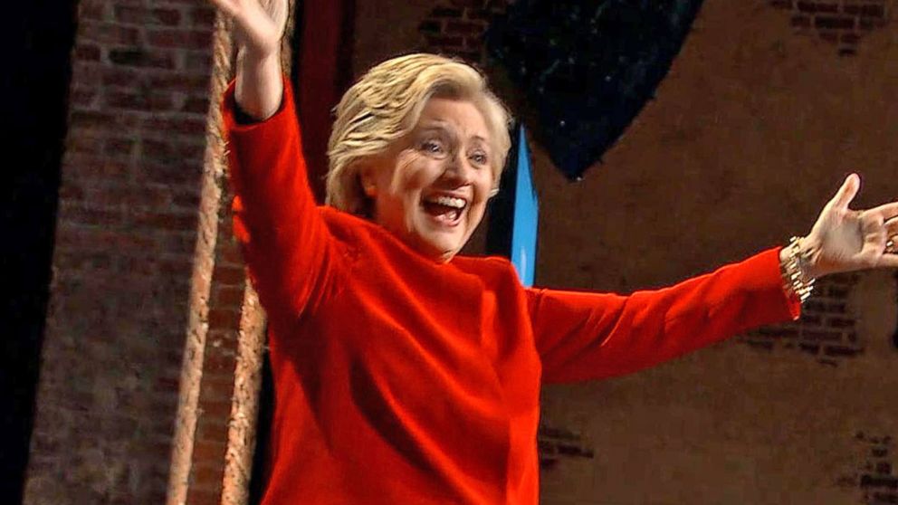 clinton in red dress Parsing Bill