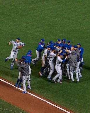 VIDEO: Chicago Cubs' Advance with Historic 9th Inning Rally 