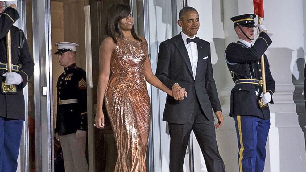 First Lady Michelle Obama's Fashion at Final State Dinner