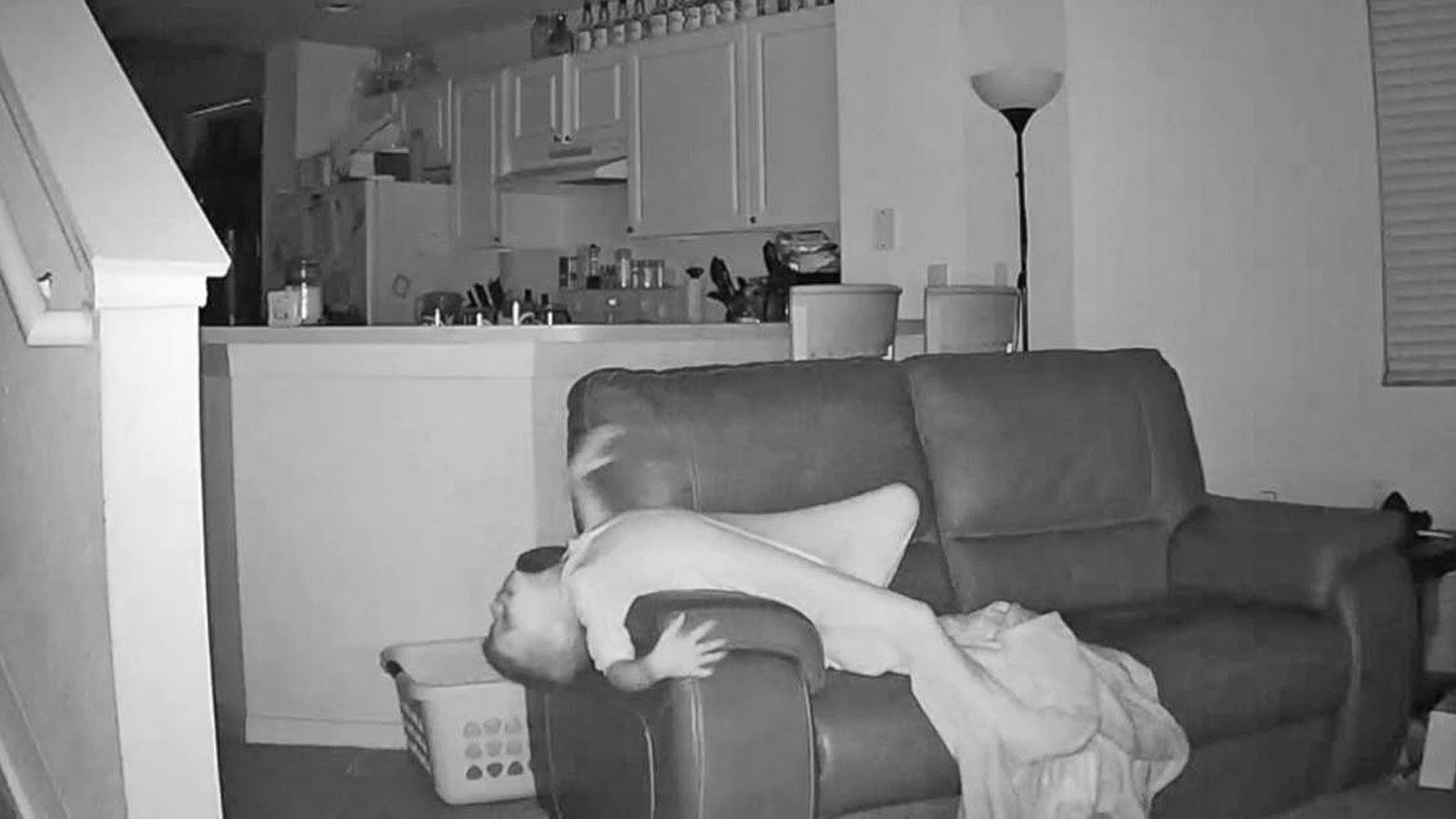 Home Surveillance Video Captures Boys
