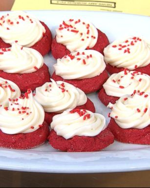 VIDEO: 'GMA' Cookie Search: Mrs. Claus Red Velvet Cookies 