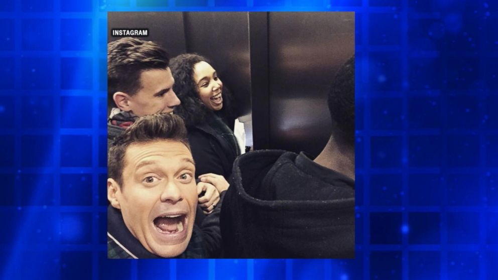VIDEO: Ryan Seacrest Gets Stuck in Elevator in Times Square