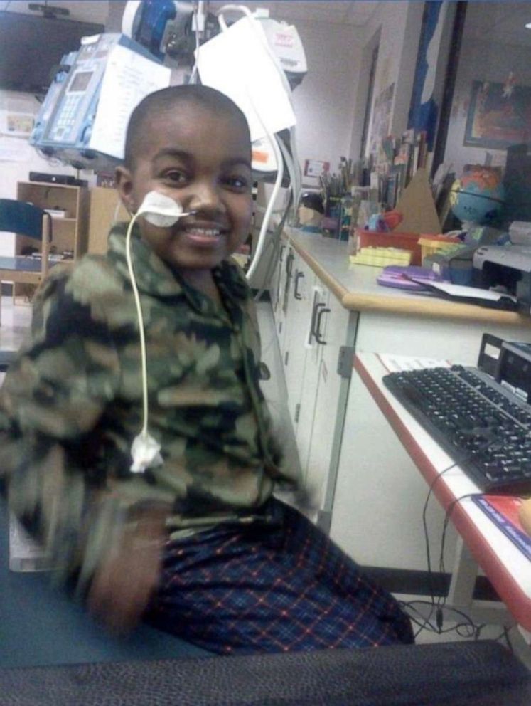 PHOTO: Marquis Davis, now 17, had open heart surgery at 5 days old and his first heart transplant when he was 3.