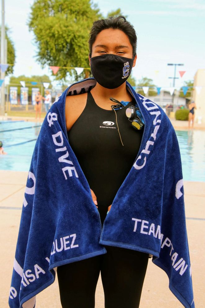 PHOTO: Parents to 17-year-old Brisa Vasquez, Tony and Lisa Vasquez were devoted to their child Brisa as well as their swim and dive "family" at Chandler High School, in Chandler, Arizona, where Brisa is a senior.