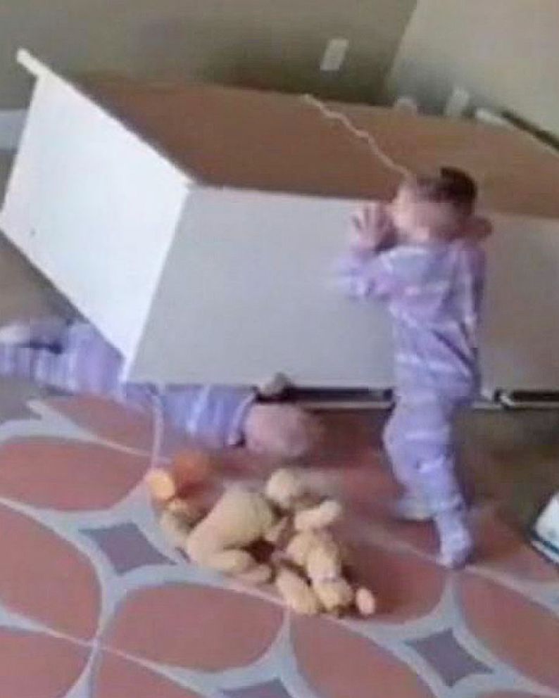 2-Year-Old Saves Twin Brother From Fallen Dresser in Incredible Moment Caught on Camera - ABC News 2-Year-Old Saves Twin Brother From Fallen Dresser in Incredible Moment Caught on Camera - ABC News