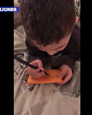 VIDEO: Boy Learns to Write First Word Thanks to Gwen Stefani's 'Hollaback Girl'