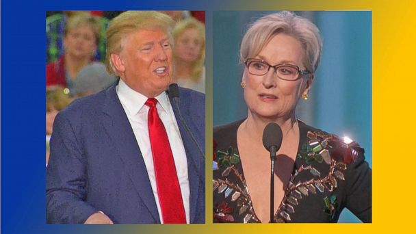 Video Donald Trump Reacts To Meryl Streep's Golden Globes Speech - ABC News