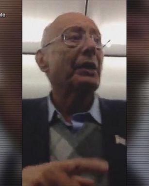 VIDEO: Former Senator Al D'Amato Kicked Off Flight After Protest