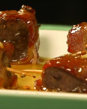 VIDEO: GMA Super Snack Showdown: Bacon-Wrapped Tenderloin Recipe