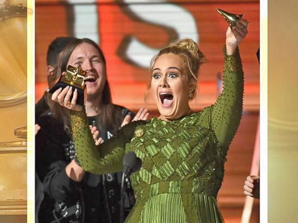 Adele dominates Grammys, but Beyoncé's performance steals the show