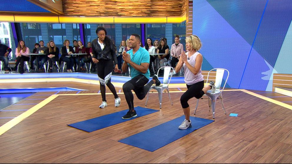 Video Workout Moves Gma Anchor Michael Strahan Loves To Hate Abc News 