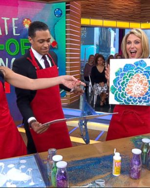 VIDEO: 'GMA' anchors compete in a DIY spring art challenge