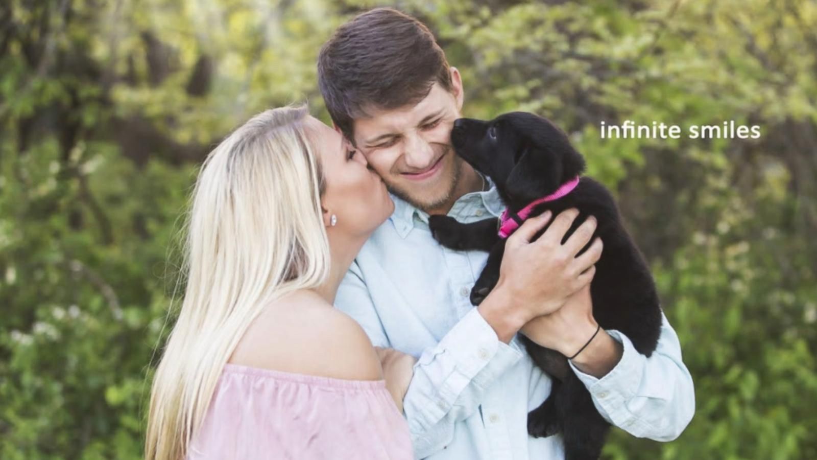 Couple welcomes puppy to family with paw-dorable sex reveal photo shoot -  Good Morning America