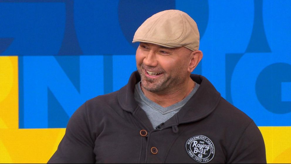 Dave Bautista had to sweat off Guardians of the Galaxy makeup