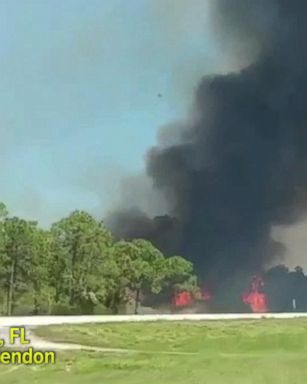 VIDEO: Wildfires sweep across the Southeast 