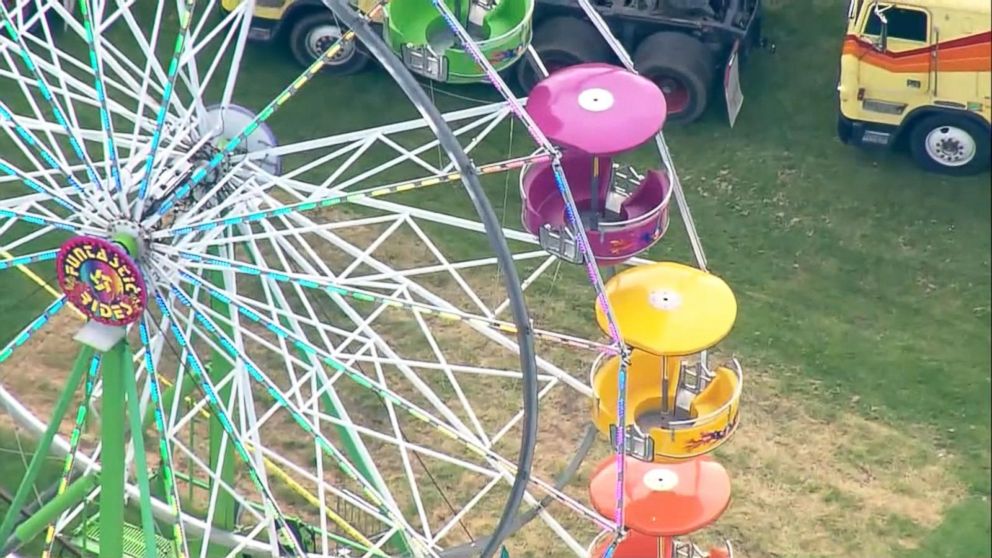 3 people hospitalized after Ferris wheel accident Video ABC News