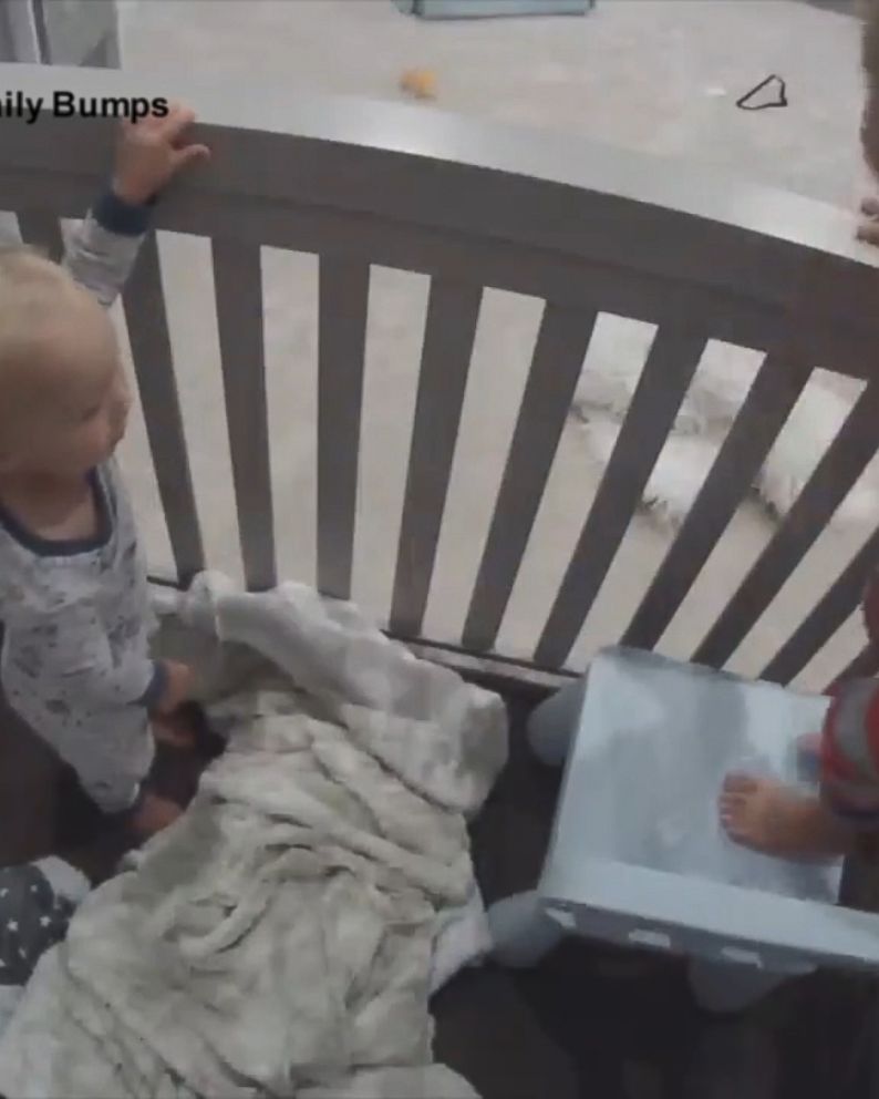 Brother Helps 1 Year Old Escape From Crib You Can Do It Finn