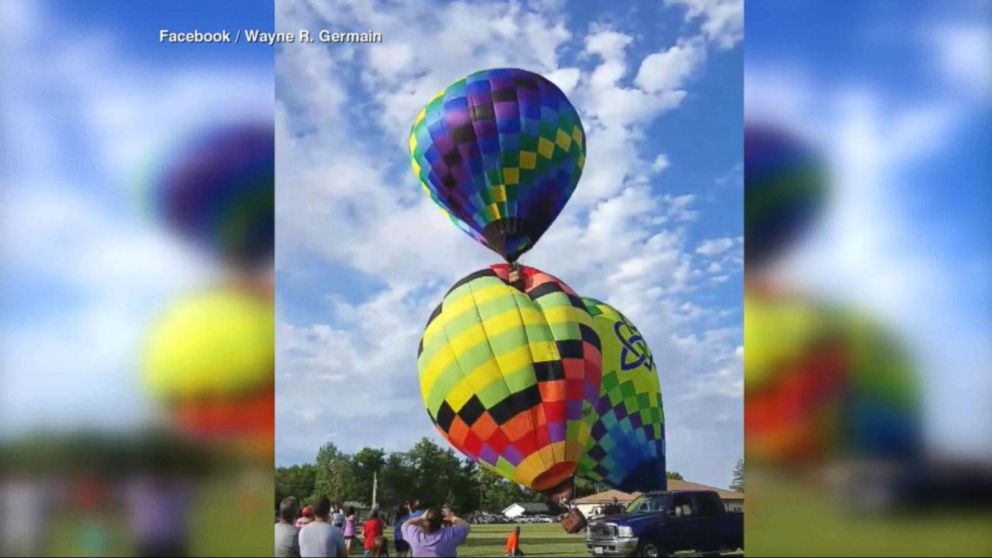 hot air balloon video