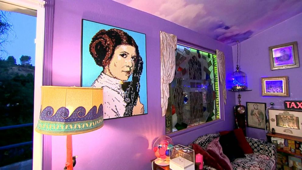 VIDEO: An exclusive live look inside Carrie Fisher's unique home